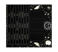SELVFZ Adivinaciones Tarjetas Mantel Tapiz Astrología Brujería Cubierta Tela Decoración de Pared Tarjeta de Lectura Tarots Mantel Tarjeta de Lectura Tarots Tarots Mantel Espiritual Deckcloth