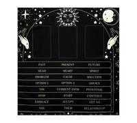 SELVFZ Adivinaciones Tarjetas Mantel Tapiz Astrología Brujería Cubierta Tela Decoración de Pared Tarjeta de Lectura Tarots Mantel Tarjeta de Lectura Tarots Tarots Mantel Espiritual Deckcloth