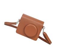 SELVFZ Bolsa de almacenamiento para cámara, diseño exterior a prueba de arañazos, acceso rápido para impresión MS300, funda de poliuretano impermeable, Brown