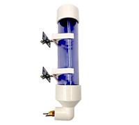 SELVFZ Botella de agua para pájaros, comedero para periquitos, jaula para mascotas, cuenco de comida automático, dispensador de agua potable para loros, periquitos, alimentador deflector