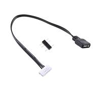 SELVFZ Cable adaptador de controlador de ventilador pequeño de 4 pines/6 pines a 5 V ARGB de 3 pines, cable convertidor de 4 pines/6 pines, adaptador convertidor para ventilador Cool Moon