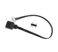 SELVFZ Cable adaptador de controlador de ventilador pequeño de 4 pines/6 pines a 5 V ARGB de 3 pines, cable convertidor de 4 pines/6 pines, adaptador convertidor para ventilador Cool Moon