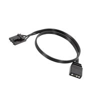 SELVFZ Cable de sincronización de iluminación para PC, adaptador de 4 pines a 3 pines para múltiples convertidores de gestión de dispositivos ARGB a concentradores de ventilador ARGB estándar de 5 V y