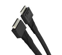 SELVFZ Cable externo profesional SFF-8611 8I macho a SFF-8611 macho PCIe para servidores de datos, adaptador de tarjeta externa, cable de transferencia de datos, servidores internos