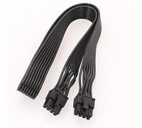 SELVFZ Cable PCIe de 8 pines macho a 8 pines (6+2) macho PCIExpress CPU o GPU, cable de tarjeta gráfica para alimentación de tarjeta gráfica