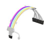 SELVFZ Cable PCIE GPU de 16 pines, adaptador de 16 AWG, 600 W, potencia de alta corriente, accesorios síncronos ARGB