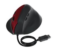 SELVFZ Cable vertical con 6 botones programables, 3 ajustables, 1600 DPI, ergonómico, USB, mano derecha, vertical, para computadora de escritorio