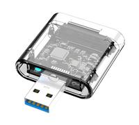 SELVFZ Caja de disco sólido USB 3.0 de 5 Gbps, velocidad rápida, fácil instalación para gamers, almacenamiento de laptop, expansión, almacenamiento multimedia, copia de seguridad