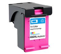 SELVFZ Cartuchos 652XL de repuesto para impresora 652XL HP652 para impresora Deskjet 1118 2136 2138 3635 3636