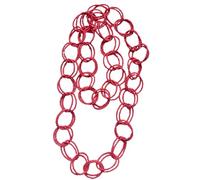 SELVFZ Collar de cadena multicapa de moda para mujer, collar de cadena de cuentas, gargantilla de bucle hueco, joyería de cadena de clavícula