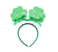 SELVFZ Diadema de celebración del día de San Patricio, diadema para festival, letra/trébol, accesorios para la cabeza, decoración de cosplay para mujer