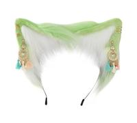 SELVFZ Diadema de orejas con aretes étnicos para entusiastas de la película, diadema de felpa para adolescentes y adultos, accesorios para el cabello, orejas de zorro, diadema de anime, cosplay