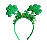 SELVFZ Diadema verde para el día de San Patricio, trébol, duende, para festivales, fiestas, día de San Patricio, diadema