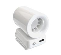 SELVFZ Dispositivo portátil portátil recargable por USB, unidad de refrigeración con textura de cierre ajustable para exteriores, oficina, camping, ventilador de viaje USB