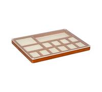 SELVFZ Eficiente tablero de almacenamiento de accesorios para manualidades, solución de almacenamiento de cuentas con múltiples secciones y base de felpa para manualidades, alfombrilla acolchada de