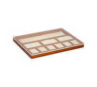 SELVFZ Eficiente tablero de almacenamiento de accesorios para manualidades, solución de almacenamiento de cuentas con múltiples secciones y base de felpa para manualidades, alfombrilla acolchada de