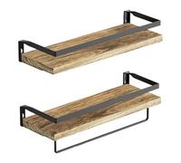 SELVFZ Estantes flotantes de pared multiusos, elegantes estantes flotantes, soporte de almacenamiento portátil para dormitorio y decoración de sala de estar, estante de almacenamiento de baño