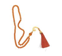 SELVFZ Exquisito rosario Tasbih de 6 mm para Hajj y oraciones diarias, coronilla hecha a mano de Jerusalén de Pascua