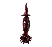 SELVFZ Figura de bruja misteriosa para jardín, porche, exhibición temática de fantasía oscura, adorno decorativo de día festivo