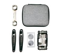 SELVFZ Herramienta de reparación de bicicletas de carretera, kits de reparación de neumáticos con bolsa de almacenamiento, accesorios de mantenimiento de ciclismo, llave hexagonal duradera