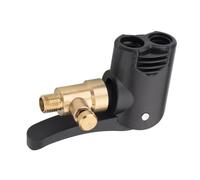 SELVFZ Innovador adaptador de portabrocas de aire para bicicletas con diseño de doble cabeza, liberación rápida de inflado en aventuras al aire libre, herramienta de bombas automotrices