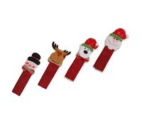 SELVFZ Juego de 4 fundas para manijas de refrigerador, tela lavable, decoración de nevera de Navidad para festividades de invierno, celebraciones, festividades, manijas de puerta, decoración de tela