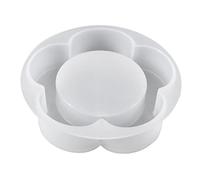 SELVFZ Molde de silicona multiusos de resina epoxi para moldes creativos para platos creativos para hacer recipientes, moldes de silicona para fundición de resina epoxi