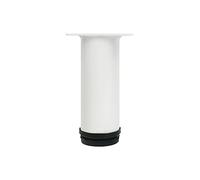SELVFZ Paquete de 4 patas de metal ajustables para muebles, patas de gabinete, marco central de cama resistente, patas de soporte para mesa, cama, sofá, niveladores, patas de muebles, almohadillas