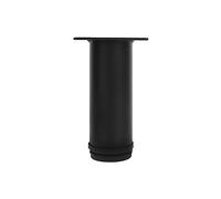 SELVFZ Paquete de 4 patas de metal ajustables para muebles, patas de gabinete, marco central de cama resistente, patas de soporte para mesa, cama, sofá, niveladores, patas de muebles, almohadillas