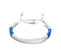 SELVFZ Pulsera simbólica de la paz ISR PLE con colgante de bandera de la amistad, tejida a mano, colorido, adorno de convivencia pacífica