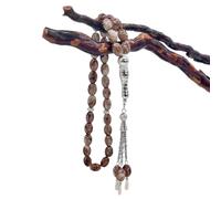 SELVFZ Pulseras de rosario de cuentas de cristal, colgantes vibrantes para mujeres y hombres, cadena religiosa de mano para orar meditaciones