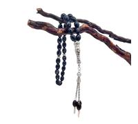 SELVFZ Pulseras de rosario de cuentas de cristal, colgantes vibrantes para mujeres y hombres, cadena religiosa de mano para orar meditaciones