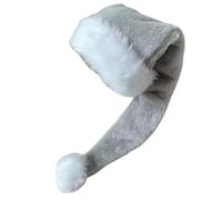 SELVFZ Sombrero festivo de Papá Noel de Navidad con ala blanca para fiestas de vacaciones, regalo de amabilidad, fiesta de Año Nuevo, accesorios de cosplay, sombreros de Navidad a granel