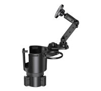 SELVFZ Soporte de teléfono para coche, coche, teléfono celular, adaptador grande, brazo largo con rotación de 360 grados para smartphone, expansor para coche