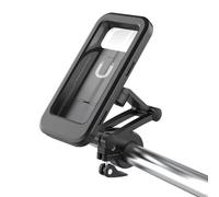 SELVFZ Soporte impermeable para teléfono de bicicleta con altura ajustable de rotación de 360 grados, soporte de teléfono para motocicleta, scooter, bicicletas, soporte de altura ajustable para