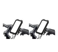 SELVFZ Soporte para teléfono de bicicleta con rotación de 360 grados, soporte para teléfono de motocicleta, sensible al tacto, abrazadera ajustable para teléfono de bicicleta