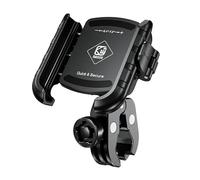 SELVFZ Soporte para teléfono de bicicleta, soporte para teléfono de motocicleta, abrazadera para teléfono celular, clip para scooter para teléfonos inteligentes de 5.4 a 7.2 pulgadas, montaje en