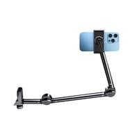 SELVFZ Soporte para teléfono y tableta, soporte de cama de aluminio de brazo largo, plegable, giratorio de 360 grados, para teléfono, tablet, soporte de brazo largo con abrazadera