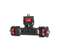 SELVFZ Soporte triple para teléfono, adaptador de montaje en trípode, cabezal de 360 grados, herramienta de transmisión en vivo para cámara, luz, micrófono, teléfono, accesorios de cámara de acción