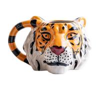 SELVFZ Taza de cerámica artística 3D con diseño de animales en 3D, taza de café delicada para entusiastas del arte
