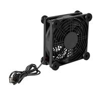 SELVFZ Ventilador de refrigeración electrónico USB de 120 mm de bajo ruido, refrigeradores electrónicos para computadora, equipo de red de oficina en casa, ventilador de refrigeración USB de video y