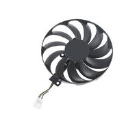 SELVFZ Ventilador de refrigeración para tarjeta gráfica derecha izquierda T129215SU VGA para RX5600XT 5700 5700XT EVO OC pieza de reparación Vga