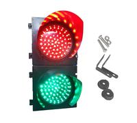 SemáForo De 200 mm, Luz Roja/Verde De Parada Y Avance, Luz De SeñAl De TráFico Led, Carcasa De Pc Impermeable Ip65 Luz De Parada De TráFico Led Industrial, Luz De Advertencia De Lente De TelarañA ( Co