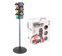 Semáforo de Juguete de 27 Pulgadas, luz de Freno, Modos Manual/automático, lámpara de semáforo con luz y Sonido, Luces de realistas de Altura Ajustable, Juguetes educativos, Regalos de c