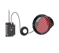 Semáforo De Pared Con Pulsador, CA 100-240 V, Varios Modelos, Indicador De Seguridad, For Centros Comerciales, Almacenes Y Aparcamientos.(200mm/7.9in)