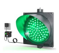 Semáforo Industrial con botón, lámpara de semáforo LED con Interruptor de Control, señal de tráfico Exterior Impermeable, para Puertos de Descarga, básculas, almacenes, e