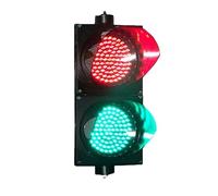 Semáforo LED, 2 señales rojas/verdes, indicador de advertencia(Automatic Exchange,24V)