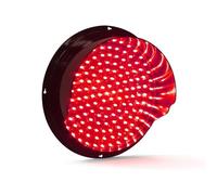 Semáforo LED de 12/24 V CC, luz de estacionamiento para Muelle de Carga, luz de Advertencia de Pared Impermeable IP67, para Carreteras, peajes y terminales (Rojo, 125 mm/5 pulg.)