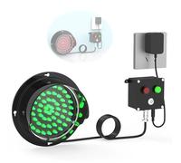 Semaforo Led Luz de Freno de Tráfico LED Semáforo industrial LED de parada de tráfico, luz de parada y avance bicolor roja/verde con interruptor de control, semáforo para muelle de carga par
