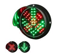 Semaforo Led Luz de Freno de Tráfico LED Semáforo LED de 24 V, luz LED 2 en 1 de parada y marcha, lámpara indicadora de tráfico con flecha roja X/verde, semáforo industrial resistente al agu